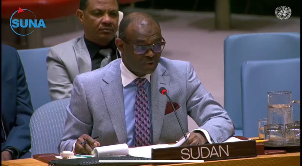 السفير الحارث يطالب مجلس الأمن باتخاذ موقف حازم إزاء تجنيد وتمويل ونشر المرتزقة في السودان