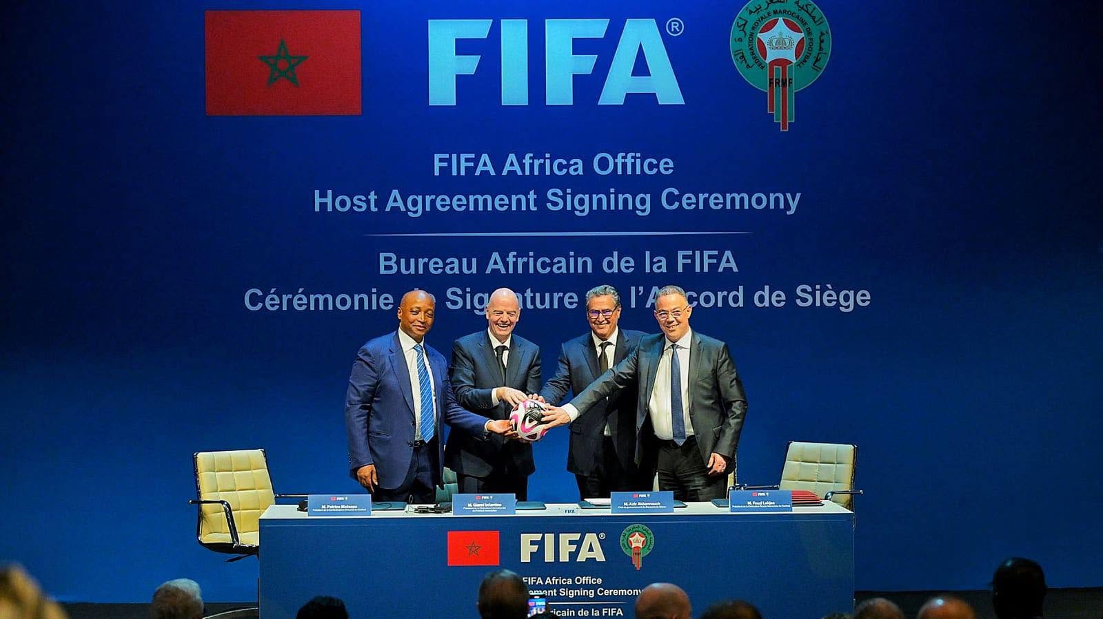 الوليد بعشر يشارك في افتتاح مقر الفيفا بالمغرب